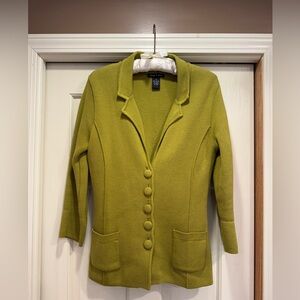 Audrey & Grace Lime Green Jacket